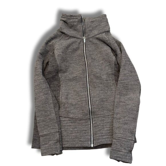 Lululemon Radiant Jacket II Heathered Gray Women’s Size 10 - Picture 2 of 6